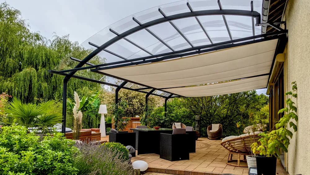 Oval (Kavisli) Pergola detay